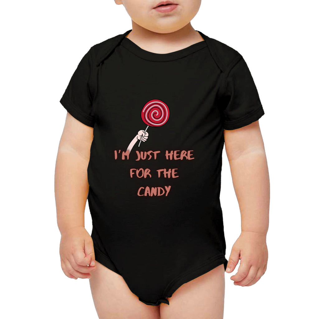 black funny baby outfit for halloween trick or treat