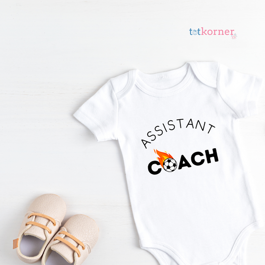 Sports Baby Shower, Soccer Baby Shirt, Mothers Day Gift, Coach's kid, Love soccer