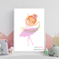 ballerina art nursery | ballerina art print | ballerina art work | art print | ballerina | girl wall decor | wall art | gift ideas for girls | toddler room decor | girl room wall art  | ballerina print | digital | ballerina gifts | ballerina decal | ballerina decor | ballerina doll