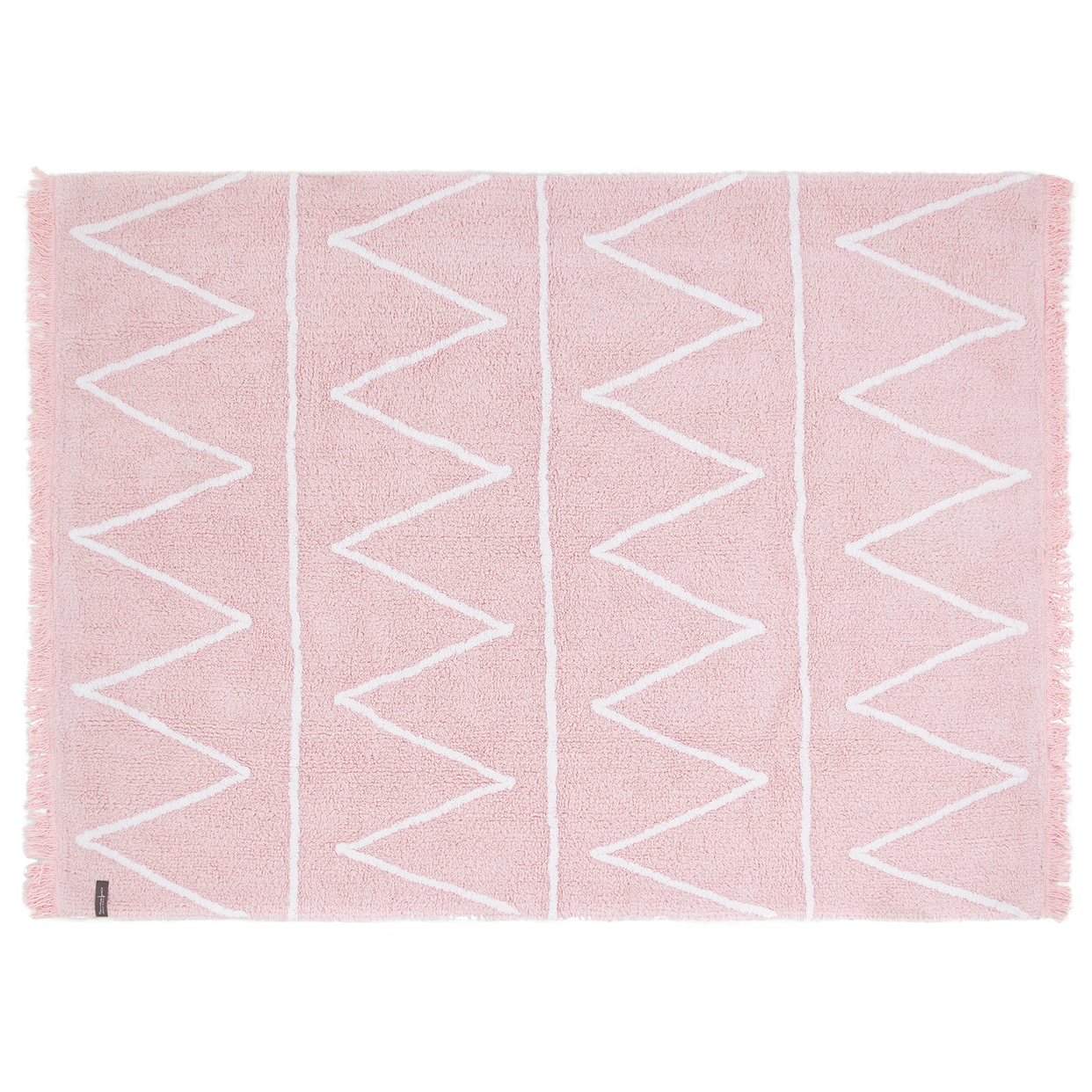 Pink Hippy Washable Nursery Rug  