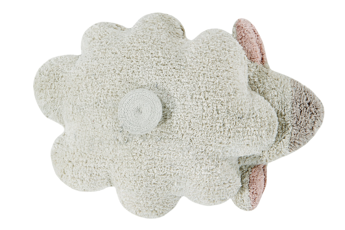 Green Puffy Sheep Washable Nursery Rug