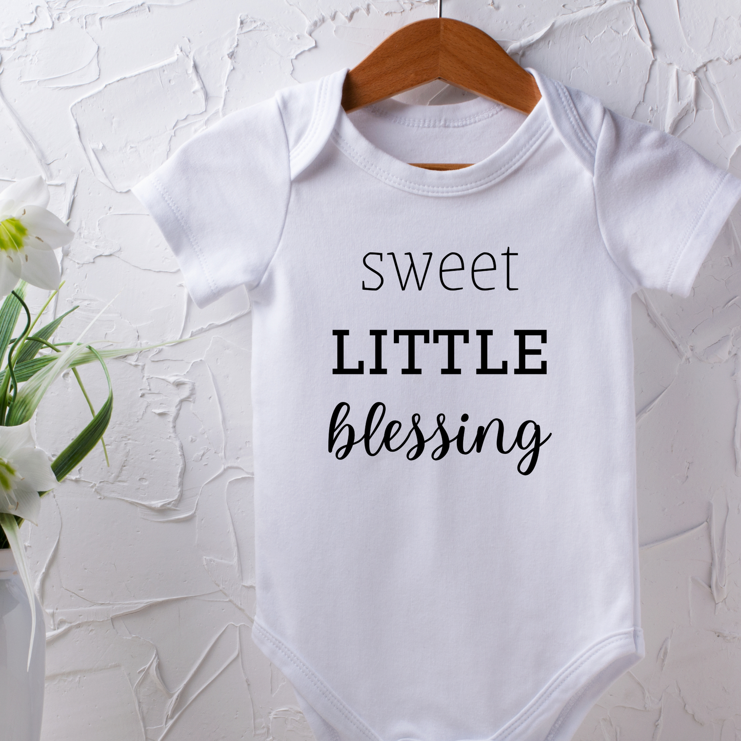 Sweet Little Blessing Baby Bodysuit | #babyonesie #baby #babyclothes #onesie #babygirl #babyboy #babyfashion #onesies #babyshower #handmade #babyshowergift #shopsmall #babygift #babyonesies #babyromper #etsyshop #etsy #smallbusiness #babyclothing #babybodysuit #pajamas #onesiepajamas #kidscanvas #kidstops #babyshowergiftideas #babyshower #gift #baby #grandchildgift #rainbowbabyoutfit #rainbowbaby