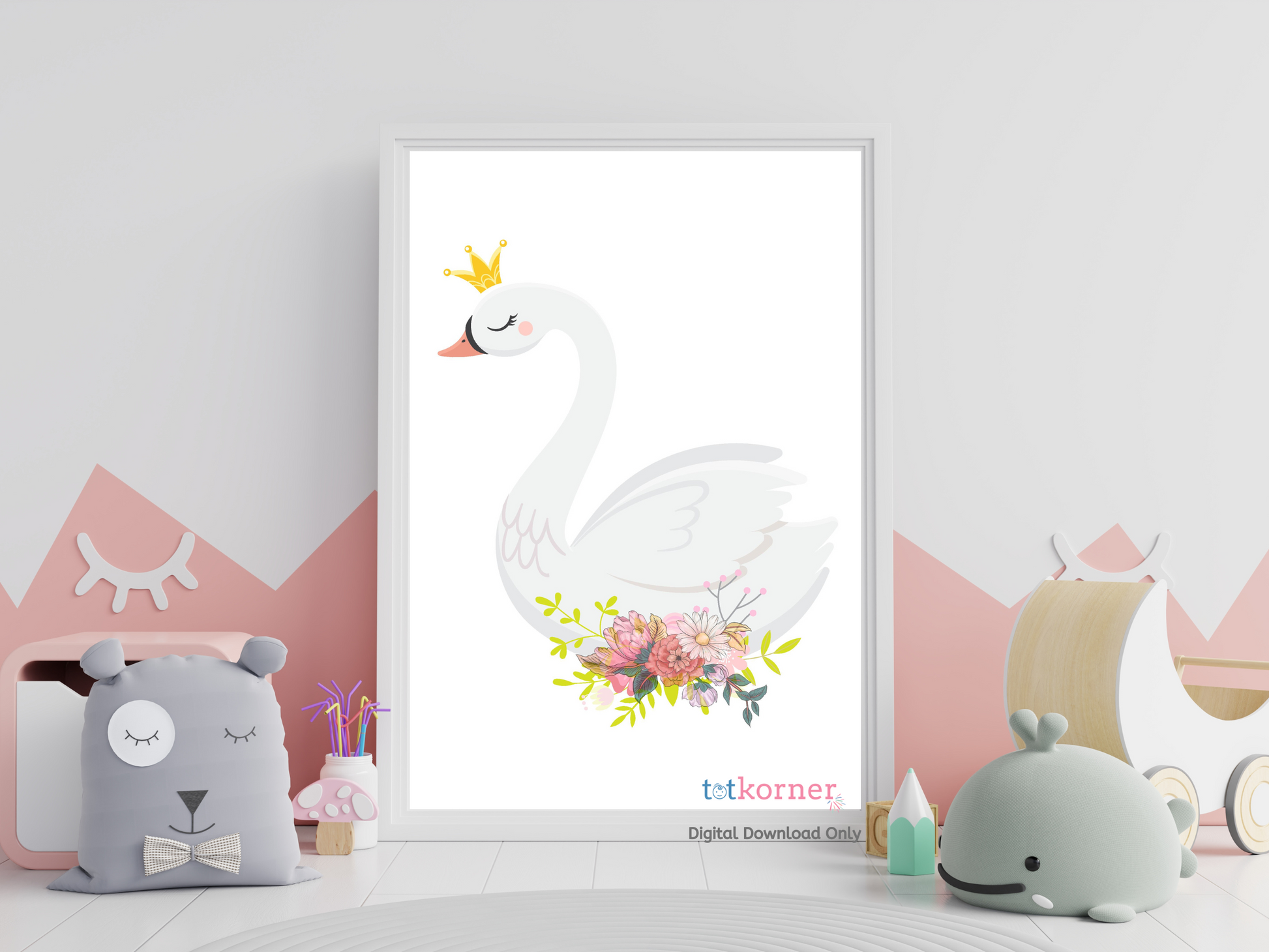 swan room decor