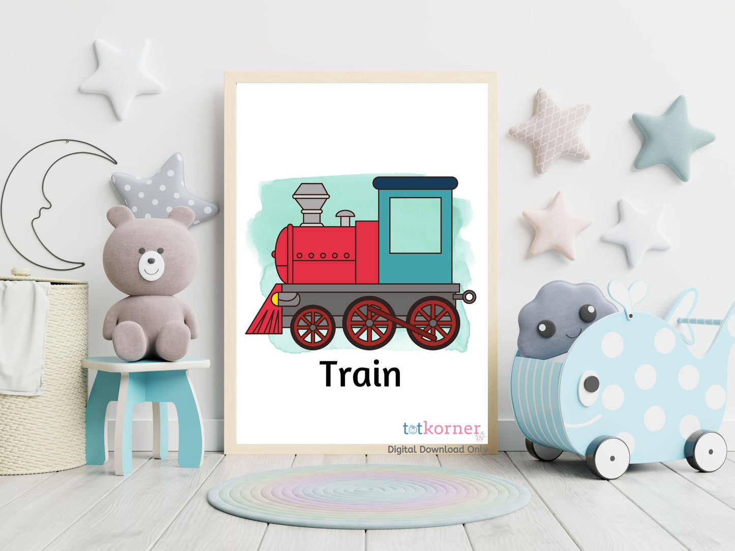 train jpg | train wall art decor | train digital wall art | train decor