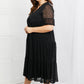 plus size casual dress, plus size black dress