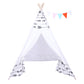 Indian Teepee Tent  Arrow Pattern (Black/White)
