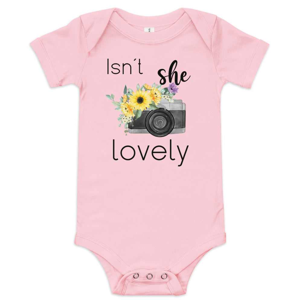 Isn't She Lovely Baby Bodysuit, Funny Baby Onesie for Newborn Coming Home Outfit, Cute Baby Shower Gift for Newly Expecting Parents