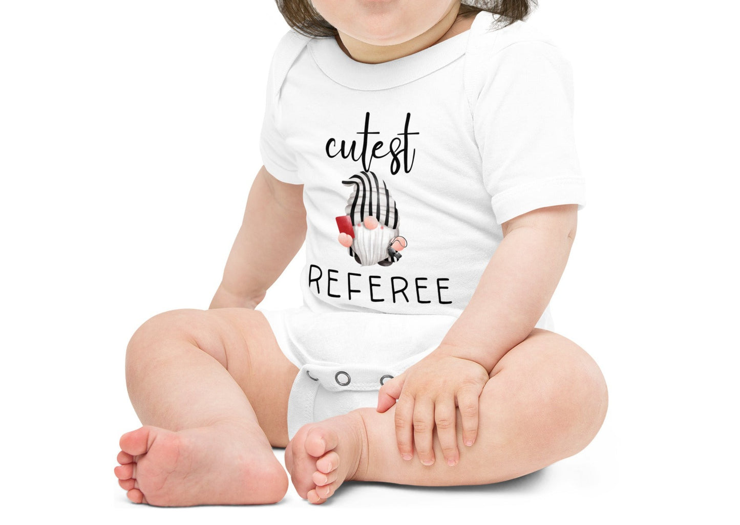 All referee baby onesies | gnome referee outfit | gnome clothing | gnome onesie