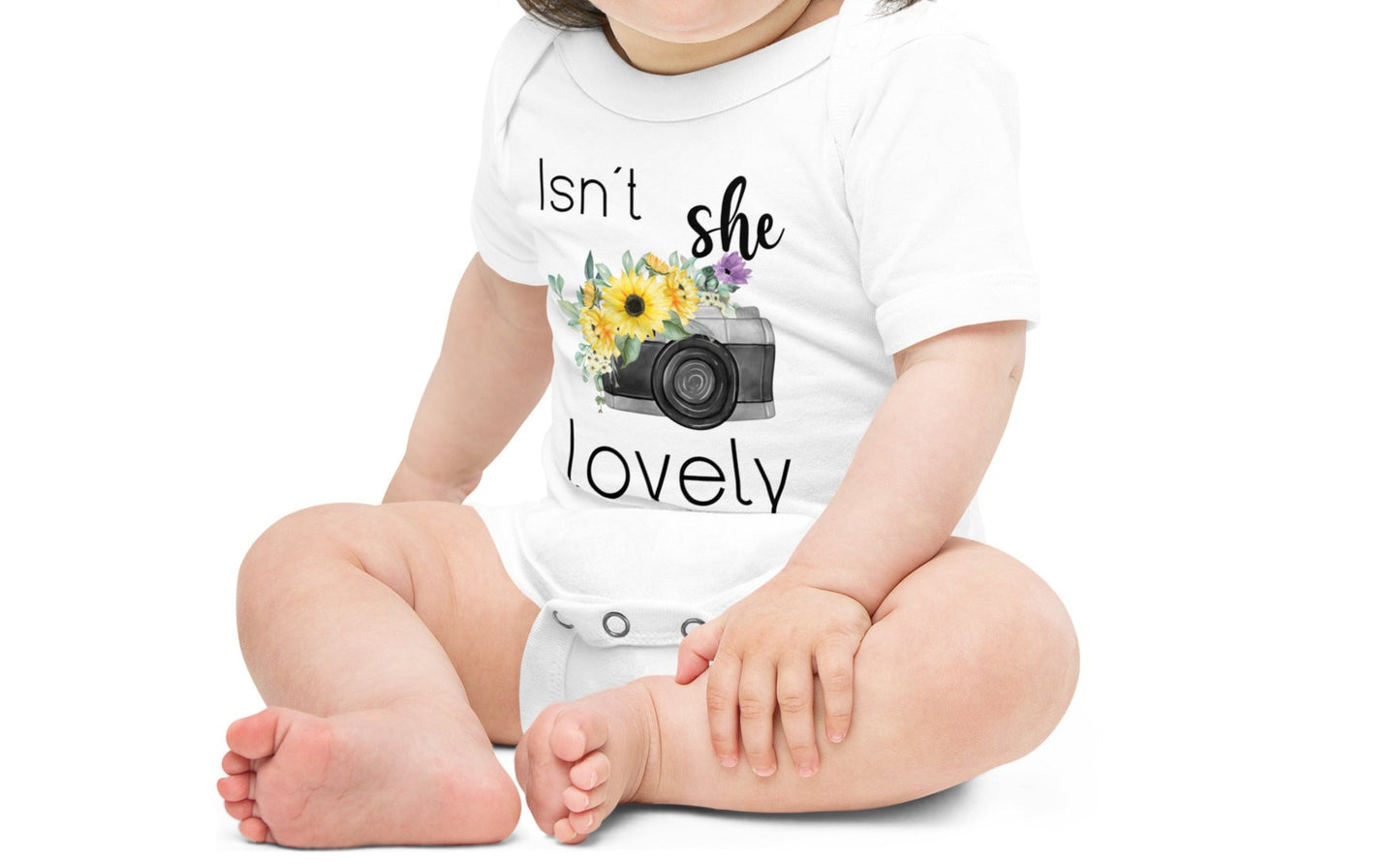 Adorable Baby Onesie® Isn't She Lovely Onesie® Favorite Onesie® Sweet Baby Onesie® Cute Baby Onesie® Short Sleeve Onesie