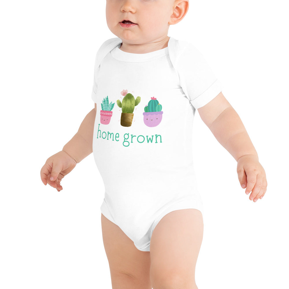 Homegrown, Baby Bodysuit, Coming Home Outfit, baby shower gift, custom onesie, personalized gift Onesie