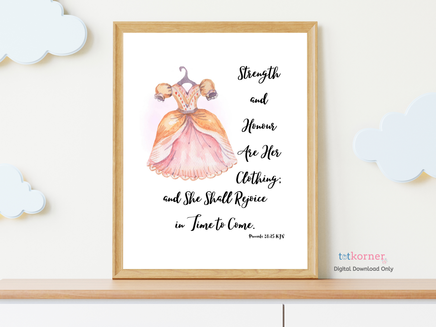 proverbs 31 strength and honor | strength and perseverance quotes | proverbs 31 kjv svg | bible verse kjv kids decor