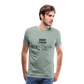 Keep Calm and Call Dad Men's Premium Gift T-Shirt - steel green