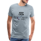 Keep Calm and Call Dad Men's Premium Gift T-Shirt - heather ice blue