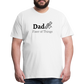 Dad Fixer of Things Men's Gift T- Shirt - white