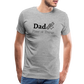 Dad Fixer of Things Men's Gift T- Shirt - heather gray
