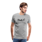 Dad Fixer of Things Men's Gift T- Shirt - heather gray