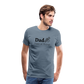 Dad Fixer of Things Men's Gift T- Shirt - steel blue