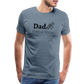 Dad Fixer of Things Men's Gift T- Shirt - steel blue