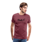 Dad Fixer of Things Men's Gift T- Shirt - heather burgundy