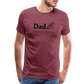 Dad Fixer of Things Men's Gift T- Shirt - heather burgundy