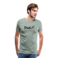 Dad Fixer of Things Men's Gift T- Shirt - steel green