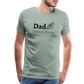 Dad Fixer of Things Men's Gift T- Shirt - steel green