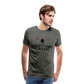 King of The Grill Men's Premium Gift T-Shirt - asphalt gray