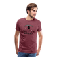 King of The Grill Men's Premium Gift T-Shirt - heather burgundy