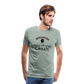 King of The Grill Men's Premium Gift T-Shirt - steel green