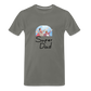 Super Dad Men's Premium Gift T-Shirt - asphalt gray