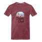 Super Dad Men's Premium Gift T-Shirt - heather burgundy