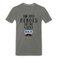 Some Super Heroes Don't Have Capes They Are Called Dad Men's Premium Gift T-Shirt - asphalt gray