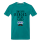 Some Super Heroes Don't Have Capes They Are Called Dad Men's Premium Gift T-Shirt - teal