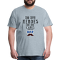 Some Super Heroes Don't Have Capes They Are Called Dad Men's Premium Gift T-Shirt - heather ice blue