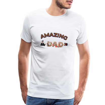 Amazing Dad Men's Premium Gift T-Shirt | Birthday T-shirt | First Time Dad | For Father's Day | Birthday Gift - white, Unique Gift Ideas, Gifts for Dad, Unique Gift Catalog, best gifts for father's day, dad gifts ideas, gifts for dad, top deals on gifts, for dad who has everything gift, best gifts for dad, birthday gifts for dad,  Best gifts in the world, last minute gift for dad, presents for dads, dad's gift ideas for men