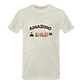 Amazing Dad Men's Premium Gift T-Shirt | Birthday T-shirt | First Time Dad | For Father's Day | Birthday Gift - heather oatmeal