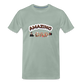 Amazing Dad Men's Premium Gift T-Shirt | Birthday T-shirt | First Time Dad | For Father's Day | Birthday Gift - steel green