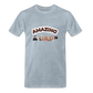 Amazing Dad Men's Premium Gift T-Shirt | Birthday T-shirt | First Time Dad | For Father's Day | Birthday Gift - heather ice blue