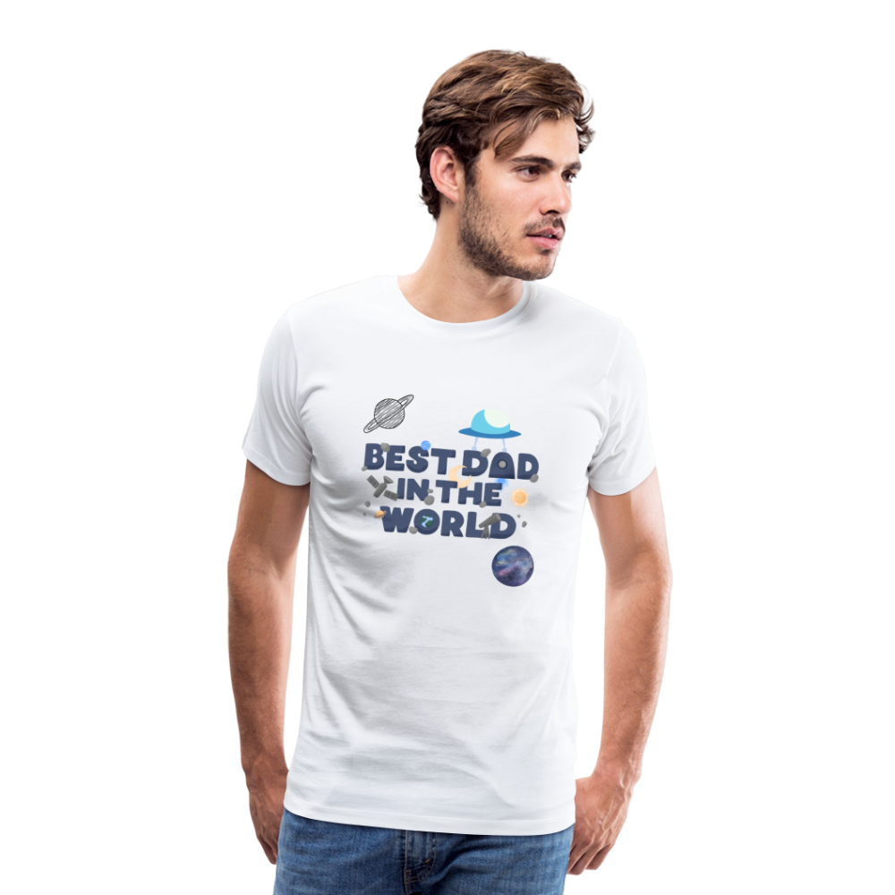 Best Dad of the world premium gift shirt | Birthday T-shirt | First Time Dad | For Father's Day | Birthday Gift - white, Best Dad of the world premium gift shirt, Birthday T-shirt, First Time Dad, For Father's Day, Birthday Gift, Father's Day gift ideas, father's day gift, cool father's day gifts, gifts for father's Day, Luxury father's day gifts, One of a kind Father's Day Gifts, thoughtful Dad Gifts, 